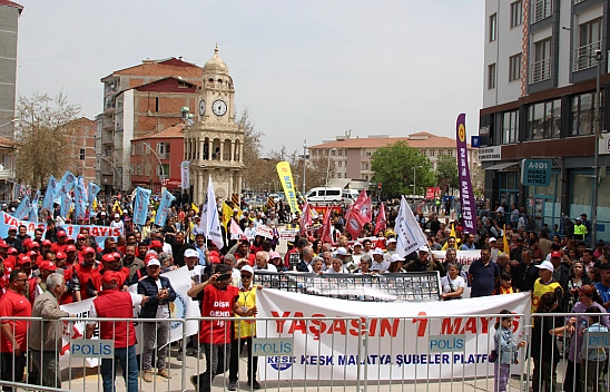 Malatya'da 1 Mayıs kutlandı