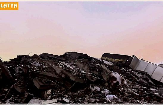 Malatya'da 21 kişiye mezar olan otelin kolanlarını kesmişler!