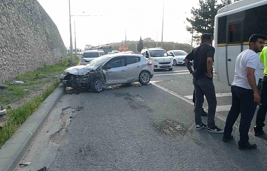 Malatya'da 5 araçlı feci kaza: 6 yaralı