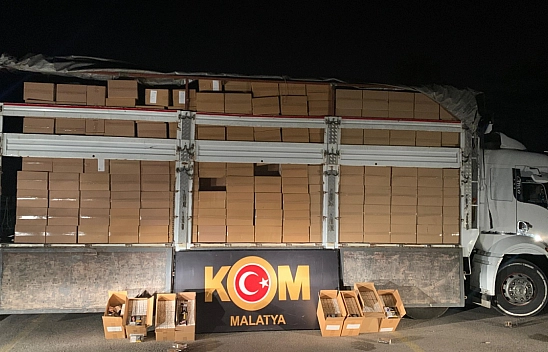 Malatya'da 7 milyon 250 bin boş makaron ele geçirildi
