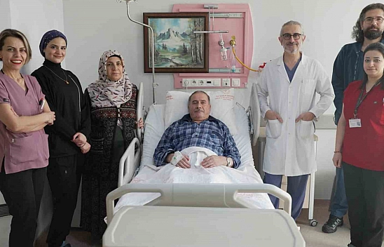 Malatya'da aort yırtığı kapalı yöntemle onarıldı