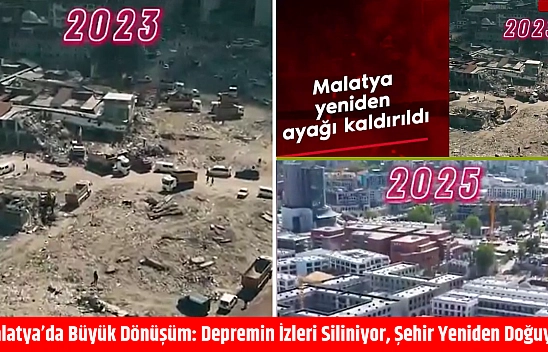 Malatya'da Büyük Dönüşüm: Depremin İzleri Siliniyor, Şehir Yeniden Doğuyor!