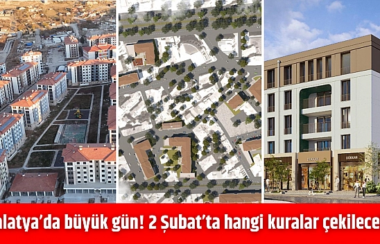 Malatya'da büyük gün! 2 Şubat'ta hangi kuralar çekilecek…