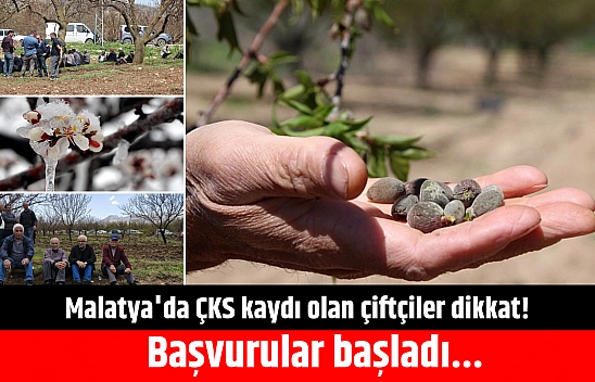 Malatya'da ÇKS kaydı olan çiftçiler dikkat! Başvurular başladı...