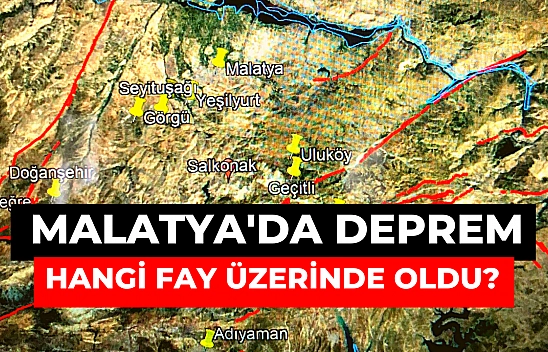 Malatya'da deprem hangi fay üzerinde oldu?