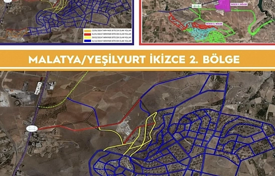 Malatya'da deprem konutlarına giden yollar hazır: Sıra konutlarında