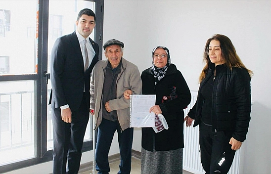 Malatya'da deprem konutlarının anahtar teslimine başlandı