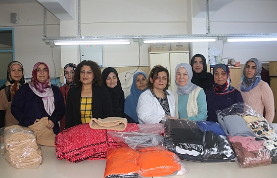 Malatya'da kadınlar, Gazze için çalıştı!