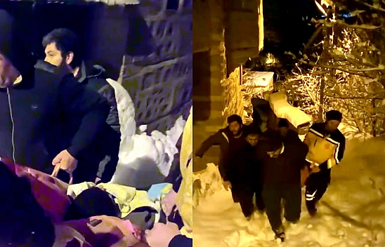 Malatya'da ekipler hastaya ulaşmak için seferber oldu