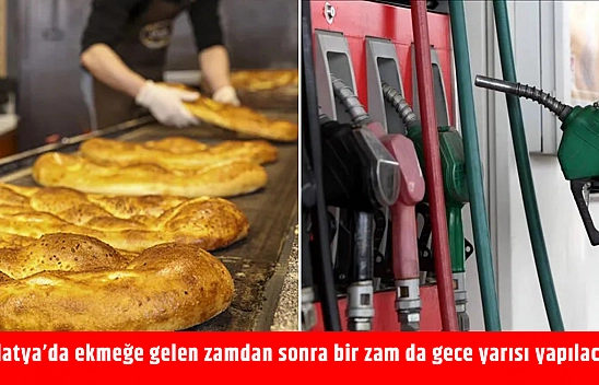 Malatya'da ekmeğe gelen zamdan sonra bir zam da gece yarısı yapılacak!