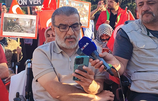 Malatya'da engellilerden Gazze'ye dayanışma çağrısı: Savaş dursun, insanlar engelli kalmasın