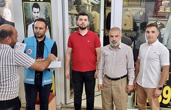 Malatya'da esnafa Mevlid-i Nebi ziyareti