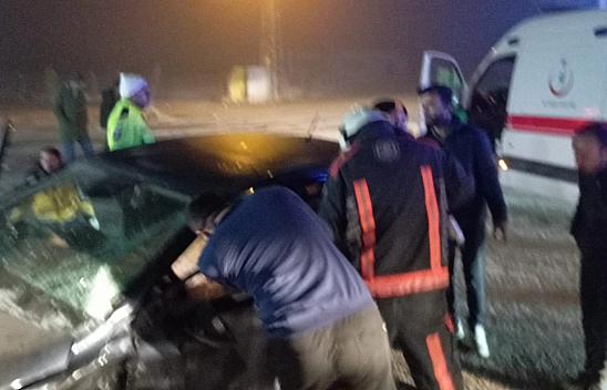 Malatya'da feci kaza: 5 yaralı, 1 ölü