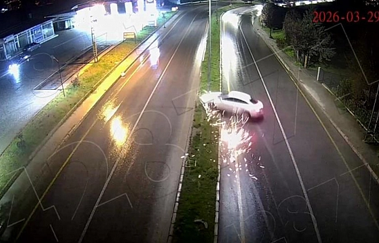 Malatya'da feci kaza kamerada!