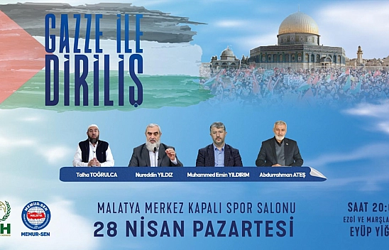 Malatya'da 'Gazze ile Direniş' programı