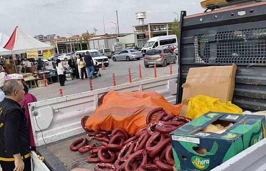 Malatya'daki yöresel fuarda bozuk gıdaları sattılar: Etiket başka, ürün başka çıktı