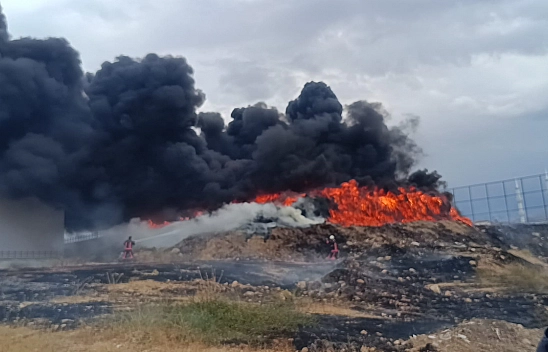 Malatya'da Gökyüzü Siyaha Büründü