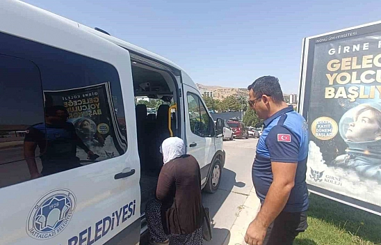Malatya'da hastane önünde dilenci operasyonu: 3 kişi yakalandı