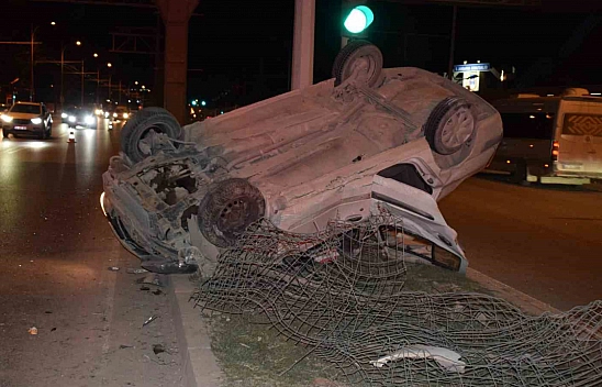 Malatya'da feci kaza can aldı! 66 yaşındaki adam yola savruldu