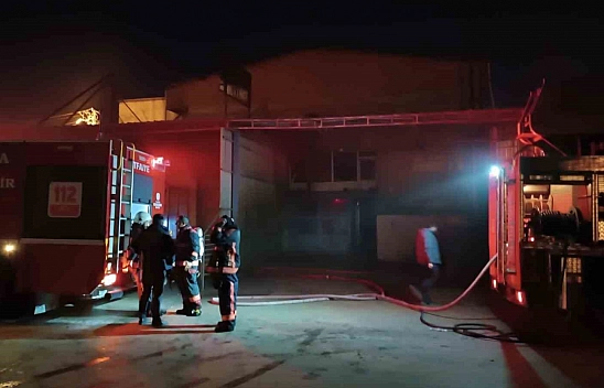 Malatya'da işyeri yangını
