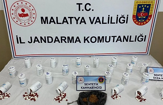 Malatya'da Zehir Tacirlerine Operasyon: Binlerce Sentetik Hap Ele Geçirildi