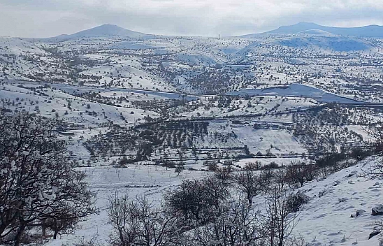 Malatya'da Kar Yağışı Etkili Oluyor....