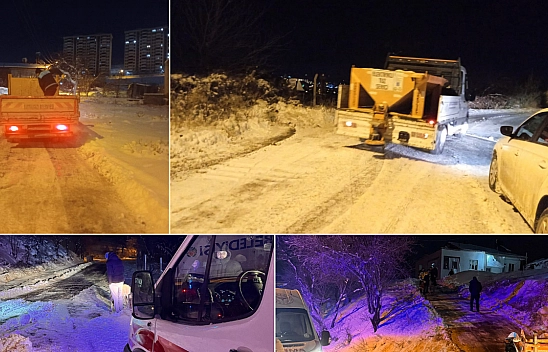 Malatya'da Kar Seferberliği Sonuç Verdi: Kapalı Köy Yolu Kalmadı