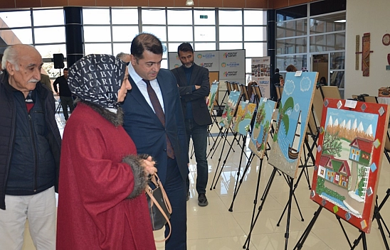 Malatya'da Kış Yarısı Karma Atölye Performans Sergisi Açıldı