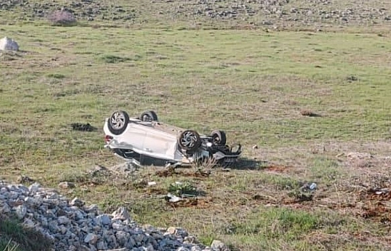 Malatya'da korkutan kaza: Dakikalarca kurtarılmayı bekledi!