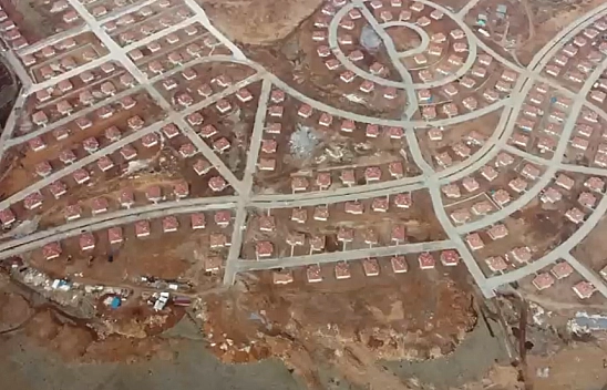 Malatya'da köy konutlarının dron görüntüleri paylaşıldı!