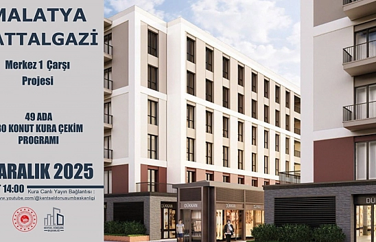 Malatya'da kura heyecanı: 130 konutun hak sahipleri belli oldu!