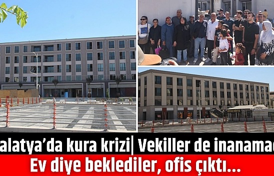 Malatya'da kura krizi| Vekiller de inanamadı: Ev diye beklediler, ofis çıktı