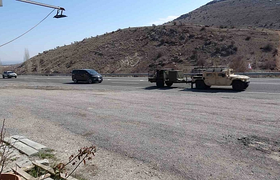 Malatya'da patriot hava savunma sistemi için sevkiyatlar sürüyor