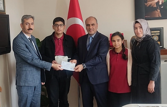 Malatya'da lise öğrencilerinden Gazzeli yardım eli