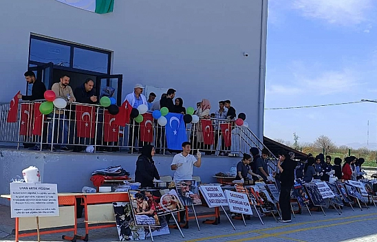 Malatya'da liseli öğrencilerden Gazze'ye anlamlı destek