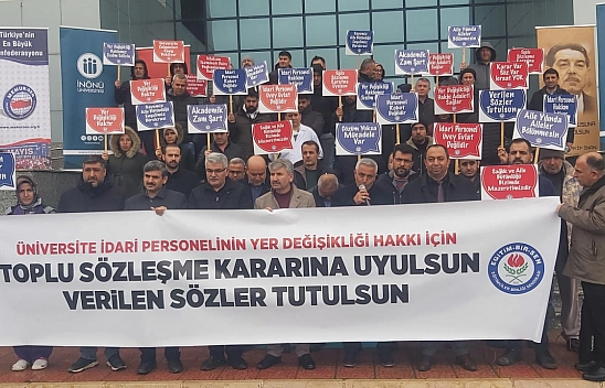 Malatya'da Memurlar Eyleme Gitti: Verilen Sözler Tutulsun!