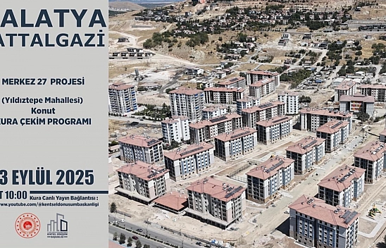 Malatya'da Merkez 27 Projesi kura sonuçları.... Hak sahipleri tam liste…