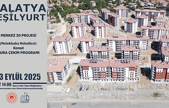 Malatya'da Merkez 30 Projesi kura sonuçları.... Hak sahipleri tam liste…
