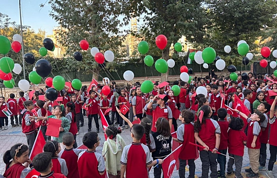 Malatya'da öğrencilerden Filistin'e destek