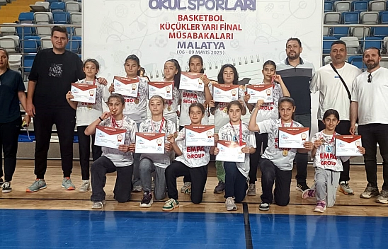 Malatya'da okul sporları basketbol müsabakaları sona erdi