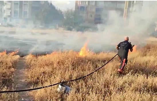 Malatya'da Yangın...!
