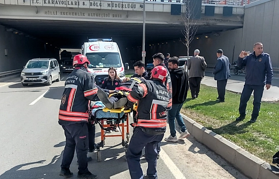 Malatya'da otomobil ters döndü: 1 yaralı