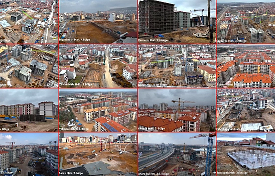 Malatya'da Rezerv Alanlarda Çalışmlar Devam ediyor! İşte Mahalle Mahalle Drone Görüntüleri…