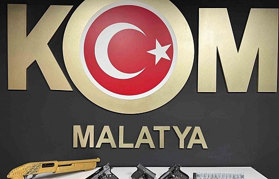 Malatya'da ruhsatsız silah operasyonu