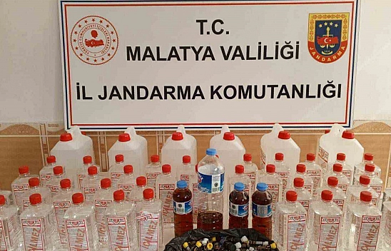 Malatya'da 72 Litre Etil Alkol Ele Geçirildi