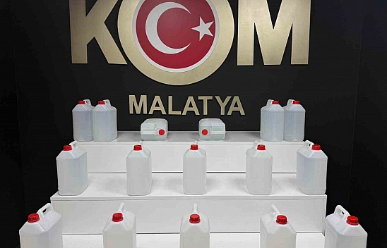 Malatya'da sahte alkol alarmı! 1 kişi yakalandı