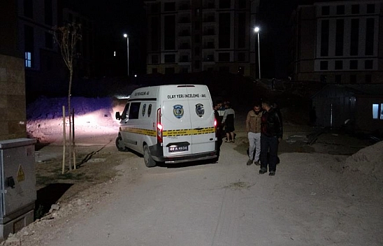 Malatya'da şantiyede şüpheli olay! Vuran kim?