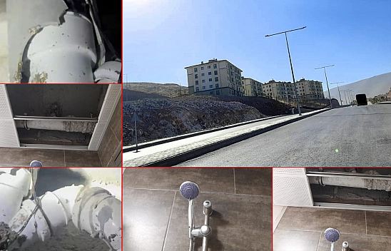 Malatya'da TOKİ Evleri Alarm Veriyor