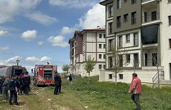 Malatya'da TOKİ Konutlarında Yangın