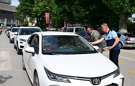 Malatya'da Trafikte Farkındalık Projesi: 'Park Etme, Fark Et'